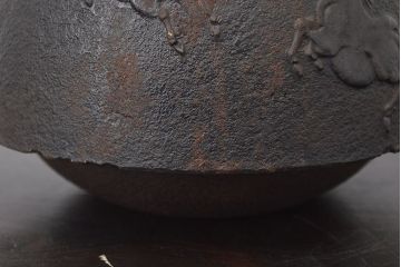 南部盛岡　利祥銘　鉄瓶(馬の図、茶道具)(R-046789)