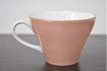 昭和レトロ　鳴海製陶　ナルミ　NARUMI　カップ&ソーサー6客(R-046796)