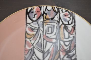 昭和レトロ　鳴海製陶　ナルミ　NARUMI　カップ&ソーサー6客(R-046796)