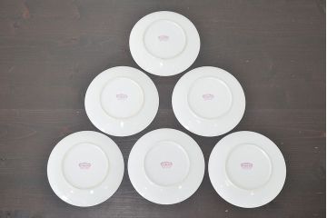 昭和レトロ　鳴海製陶　ナルミ　NARUMI　カップ&ソーサー6客(R-046796)