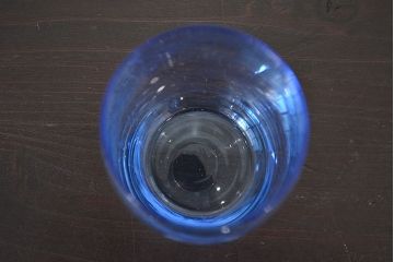 昭和レトロ　花柄　切子グラス12個　コースター6個(ガラスコップ、硝子)(R-046798)