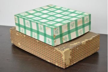 昭和レトロ　花柄　切子グラス12個　コースター6個(ガラスコップ、硝子)(R-046798)