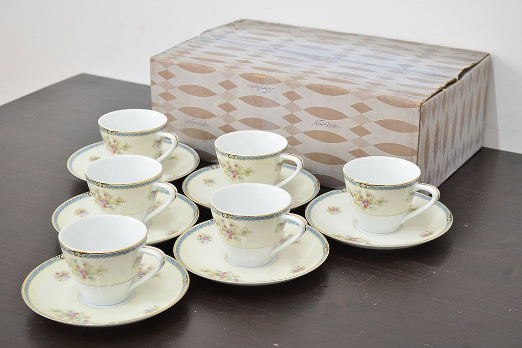 美品 ノリタケ Noritake カップ＆ソーサー6客 未使用 ノリタケ Noritake カップ＆ソーサー 6客 - メルカリ