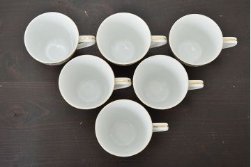 昭和中期　花柄　ノリタケ　Noritake　カップ&ソーサー6客　箱付(R-046799)