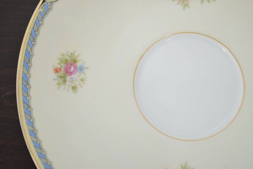 昭和中期　花柄　ノリタケ　Noritake　カップ&ソーサー6客　箱付(R-046799)