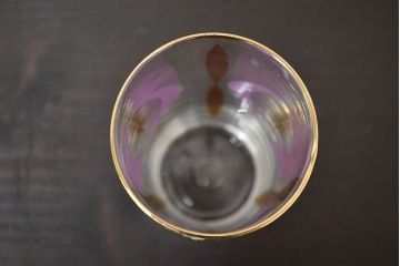 昭和レトロ　佐々木ガラス　グラス・コースター・小皿・お盆セット(HOYA、コップ)(R-046800)