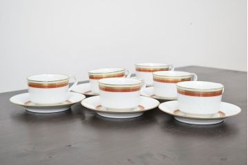 昭和中期　ノリタケ　Noritake　カップ&ソーサー6客(日本陶器)(R-046805)