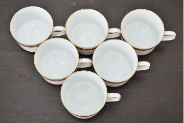 昭和中期　ノリタケ　Noritake　カップ&ソーサー6客(日本陶器)(R-046805)