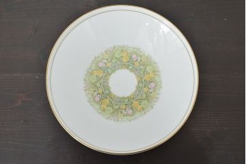 昭和中期　ノリタケ　Noritake　花柄　ボウル皿(深皿、日本陶器)　Y926A(R-046806)