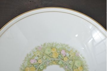 昭和中期　ノリタケ　Noritake　花柄　ボウル皿(深皿、日本陶器)　Y926A(R-046806)