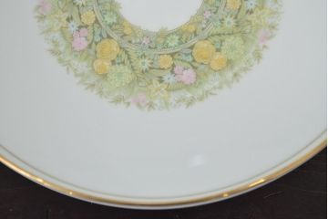 昭和中期　ノリタケ　Noritake　花柄　ボウル皿(深皿、日本陶器)　Y926A(R-046806)