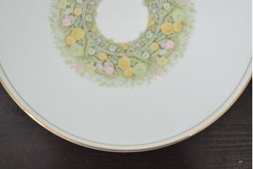 昭和中期　ノリタケ　Noritake　花柄　ボウル皿(深皿、日本陶器)　Y926A(R-046807)