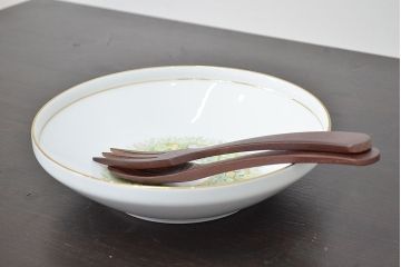 昭和中期　ノリタケ　Noritake　花柄　ボウル皿(深皿、日本陶器)　Y926A(R-046807)