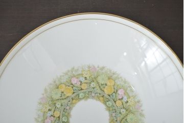 昭和中期　ノリタケ　Noritake　花柄　ボウル皿(深皿、日本陶器)　Y926A(R-046807)