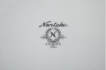 昭和中期　ノリタケ　Noritake　花柄　ボウル皿(深皿、日本陶器)　Y926A(R-046807)