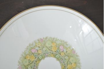 昭和中期　ノリタケ　Noritake　花柄　ボウル皿(深皿、日本陶器)　Y926A(R-046808)