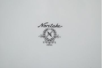 昭和中期　ノリタケ　Noritake　花柄　ボウル皿(深皿、日本陶器)　Y926A(R-046808)