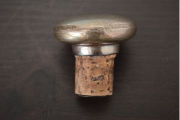 STERLING　SILVER　銀製　竹の図　透かし　デカンタ(重量790g)(R-046811)