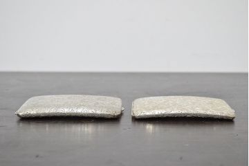 アンティーク　スターリングシルバー950　シガレットケース2点(唐草、彫金)(R-046815)