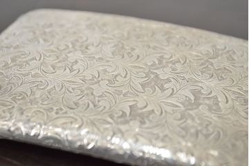 アンティーク　スターリングシルバー950　シガレットケース2点(唐草、彫金)(R-046815)
