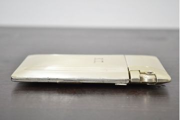 アンティーク　スターリング　エルジン　シガレットケース　ライター　共箱(シルバー、重量185g)(R-046818)