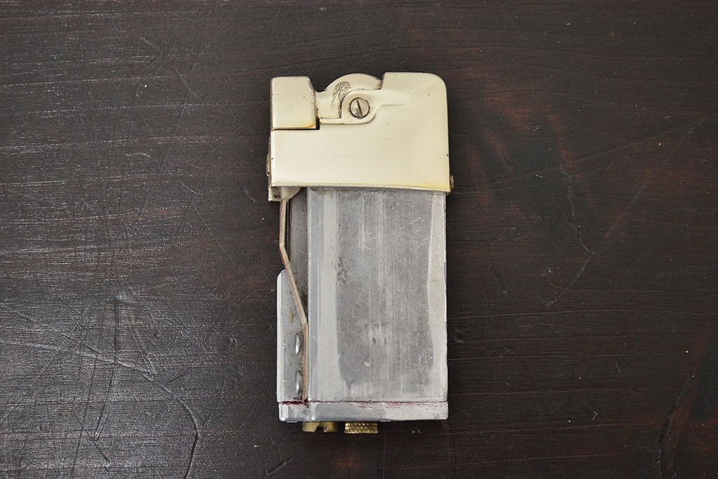 アンティーク　スターリング　エルジン　シガレットケース　ライター　共箱(シルバー、重量185g)(R-046818)