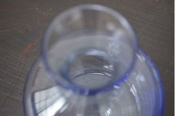 昭和レトロ　花柄　切子　水注(水次、グラス、コップ)(R-046820)