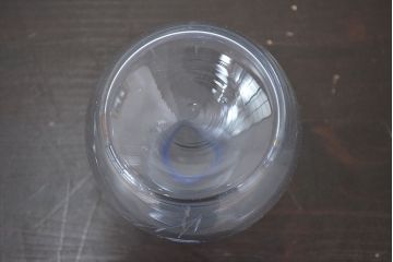 昭和レトロ　花柄　切子　水注(水次、グラス、コップ)(R-046820)