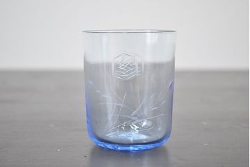 昭和レトロ　花柄　切子　水注(水次、グラス、コップ)(R-046820)