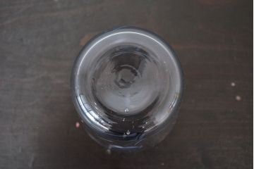 昭和レトロ　花柄　切子　水注(水次、グラス、コップ)(R-046820)