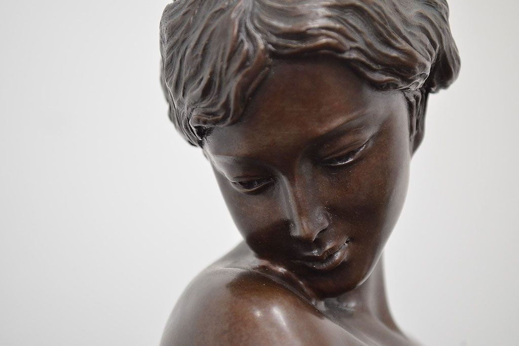 公式】アンティーク家具ラフジュ工房商品詳細ページ林良慶 ブロンズ像