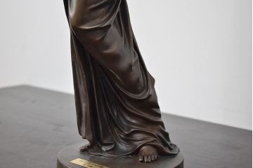 林良慶　ブロンズ像　はじらいの時　裸婦像(R-046822)