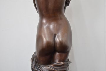 林良慶　ブロンズ像　はじらいの時　裸婦像(R-046822)