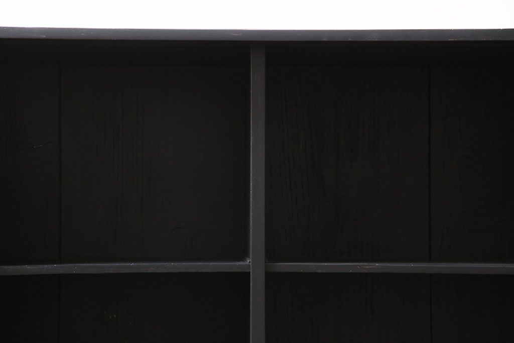 アンティーク家具　大正期　ペイント メンズライクな空間におすすめの収納棚(本棚)(R-046833)