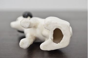 昭和レトロ　古いビクターニッパー犬2点　灰皿1点(Victor、日本音響精器株式会社)(R-046840)