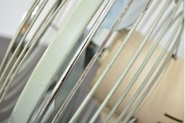 昭和レトロ　古い　ナショナル扇風機(National、3枚羽)(R-046841)