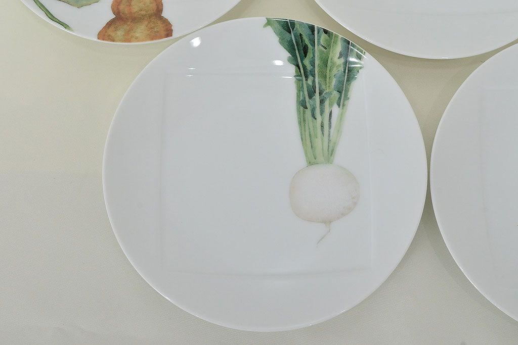 未使用　ノリタケ(Noritake)　京香旬彩　銘々皿5枚 / 香蘭社　貴婦人中皿5枚(R-046842)