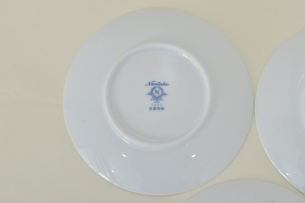 未使用　ノリタケ(Noritake)　京香旬彩　銘々皿5枚 / 香蘭社　貴婦人中皿5枚(R-046842)