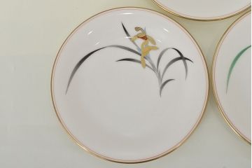 未使用　ノリタケ(Noritake)　京香旬彩　銘々皿5枚 / 香蘭社　貴婦人中皿5枚(R-046842)