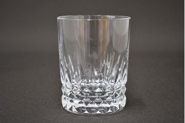 フランス　バカラ　Baccarat　ロックグラス　ピカデリー　3客セット(フルレッドクリスタルガラス)(R-046843)