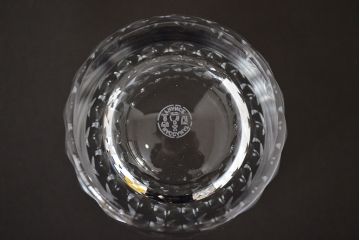 フランス　バカラ　Baccarat　ロックグラス　ピカデリー　3客セット(フルレッドクリスタルガラス)(R-046843)