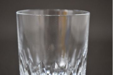 フランス　バカラ　Baccarat　ロックグラス　ピカデリー　3客セット(フルレッドクリスタルガラス)(R-046843)