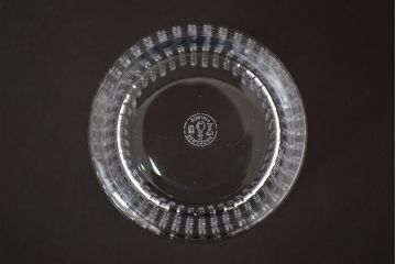 フランス　バカラ　Baccarat　ナンシー　ロックグラス　3客セット(フルレッドクリスタルガラス)(R-046844)
