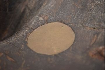 古い　パイプ置?(葉巻、喫煙具、木製台、オブジェ)(R-046857)