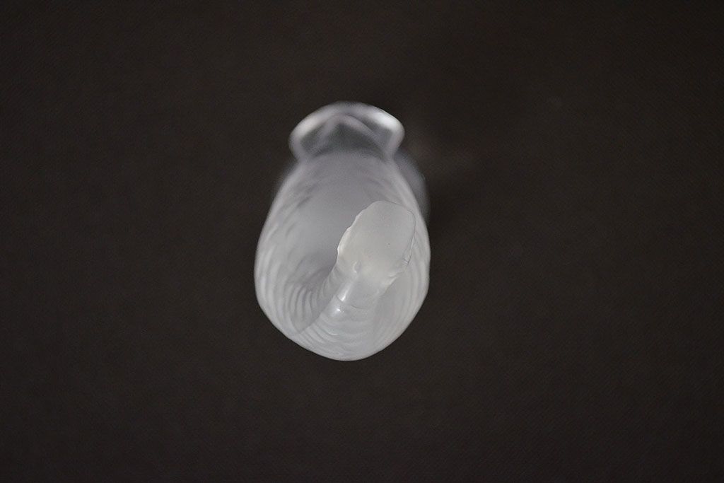 ラリック　鳥置物2点(クリスタル、オブジェ、LALIQUE)(R-046858)