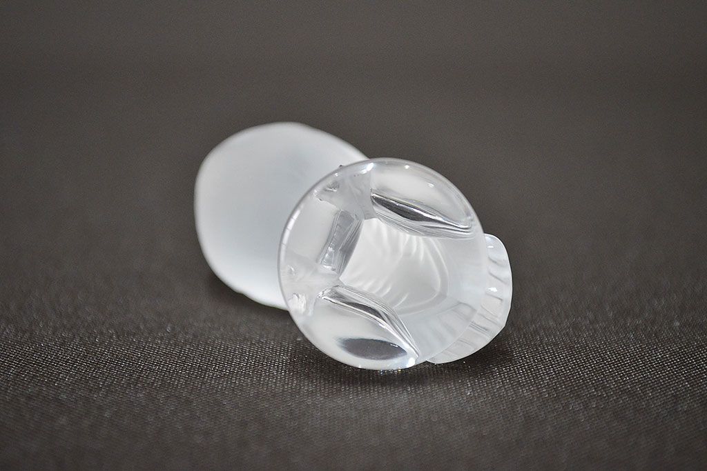 ラリック　鳥置物2点(クリスタル、オブジェ、LALIQUE)(R-046858)