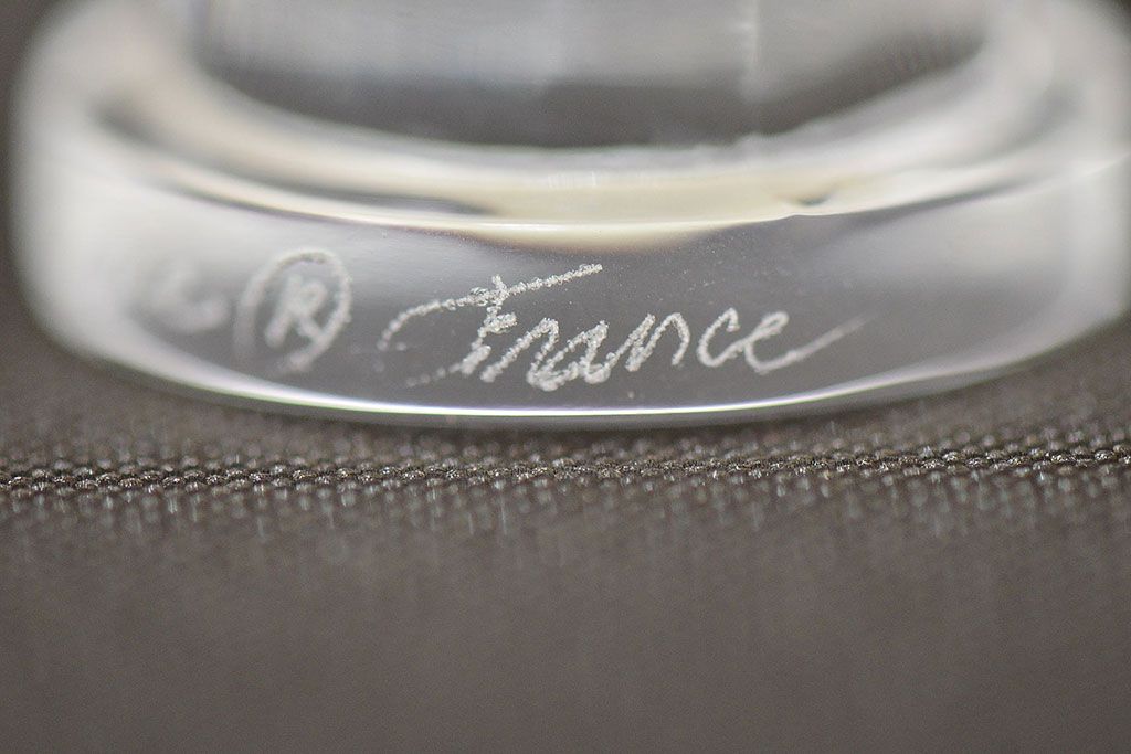 ラリック　鳥置物2点(クリスタル、オブジェ、LALIQUE)(R-046858)