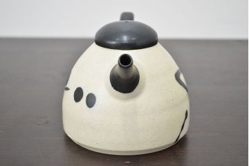 大貫博之　急須・湯呑セット(笠間焼、作家物)(R-046859)