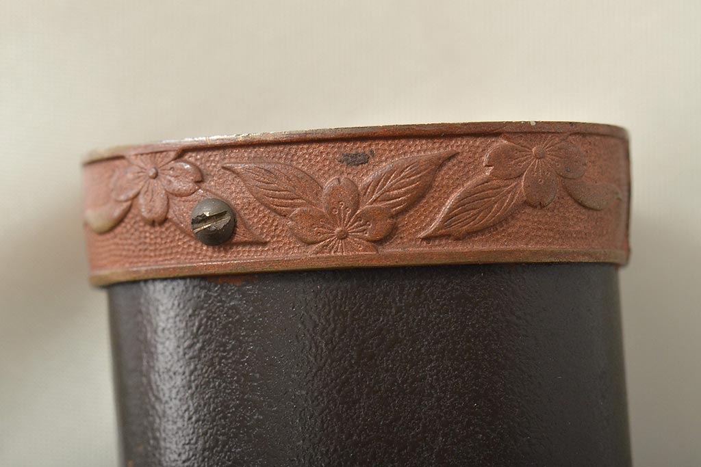 旧日本軍　九八式軍刀鞘(鉄鞘、刀装具、陸軍)(R-046868)