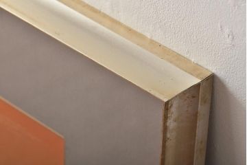 宮越鳳鳴作　赤富士　加賀金箔七宝工芸彫(R-046872)